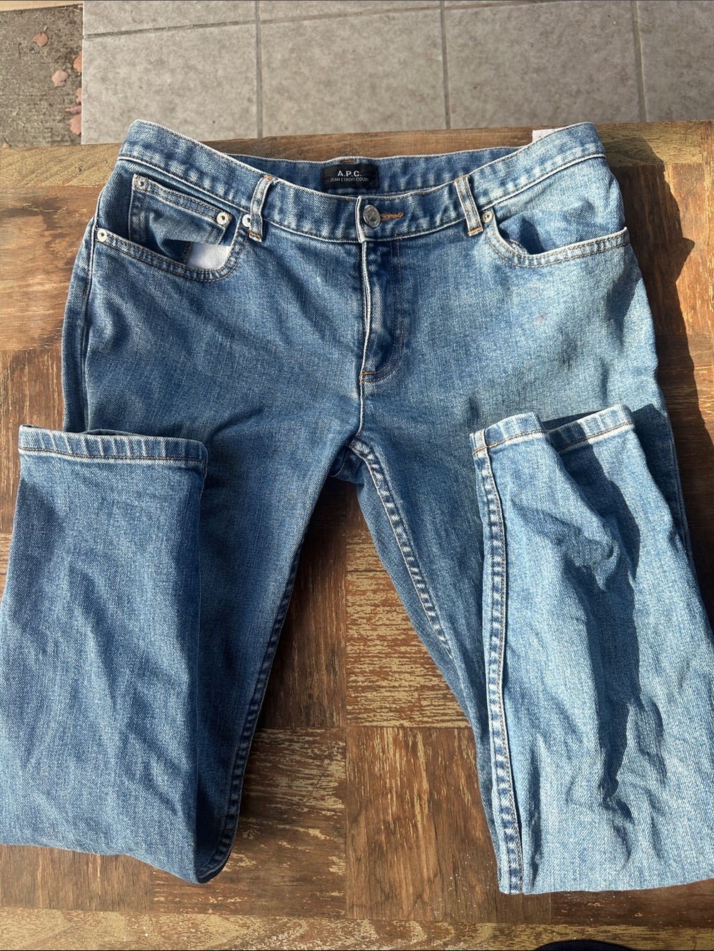 A.P.C. Women's Medium Blue Jeans